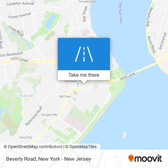 Beverly Road map