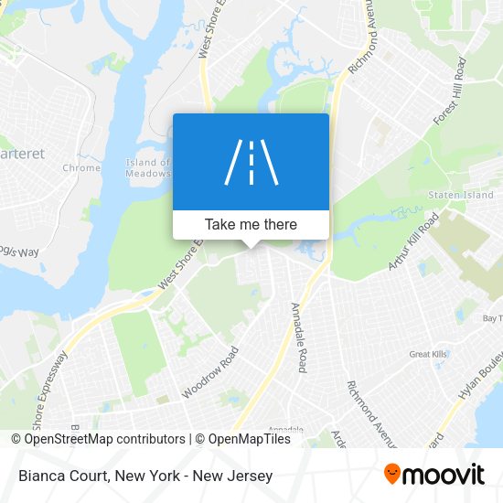 Mapa de Bianca Court