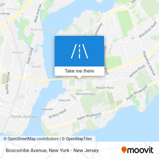 Mapa de Boscombe Avenue
