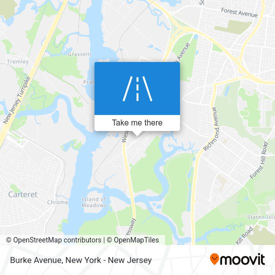 Mapa de Burke Avenue