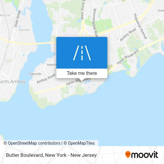 Butler Boulevard map