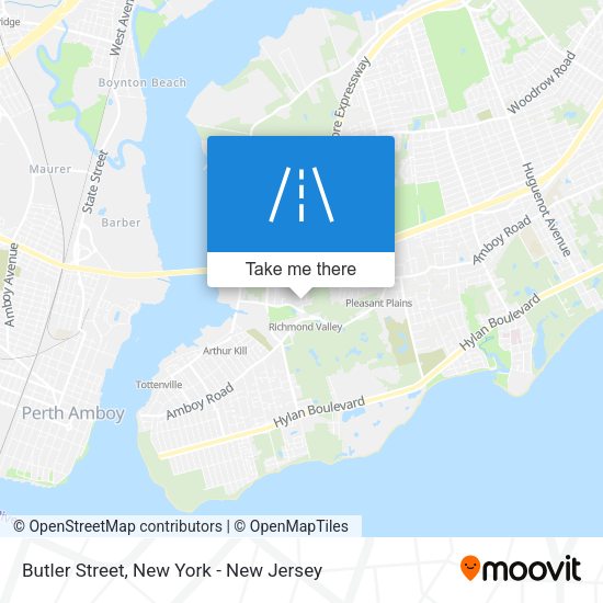 Mapa de Butler Street