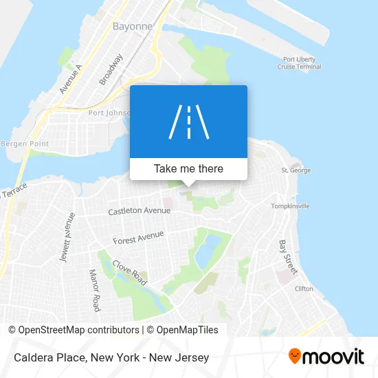 Caldera Place map