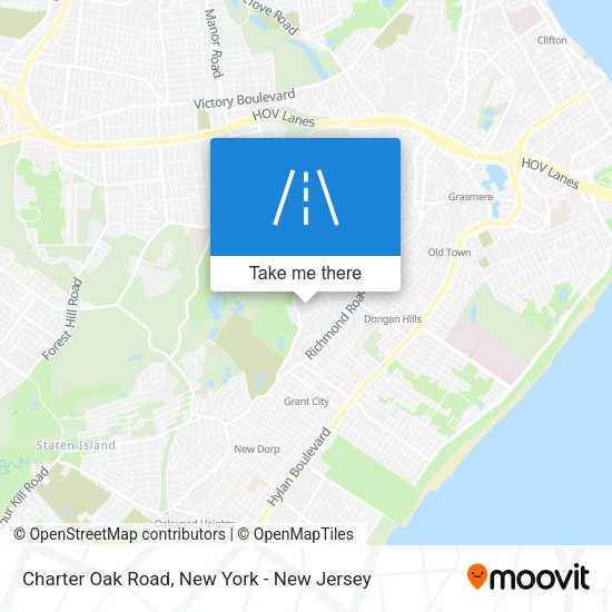 Mapa de Charter Oak Road