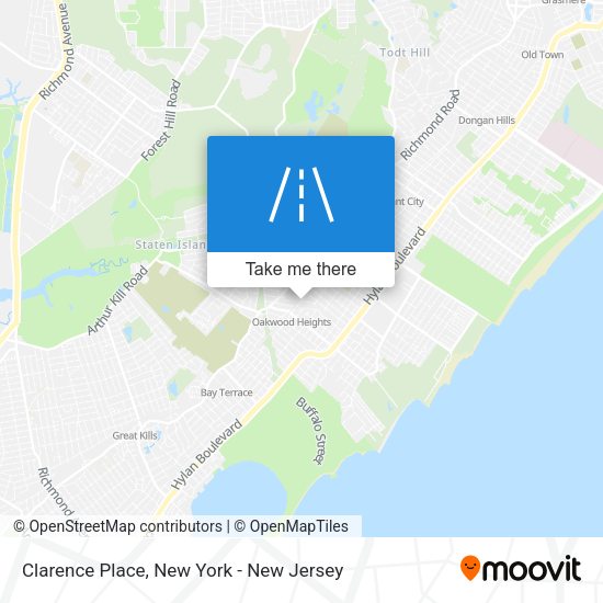 Mapa de Clarence Place