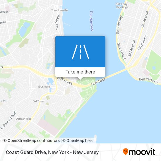 Coast Guard Drive map