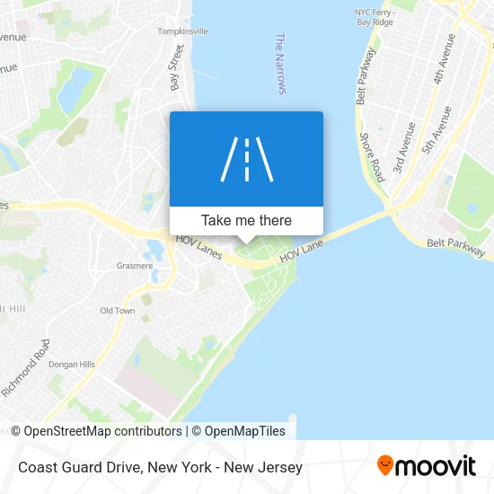 Coast Guard Drive map
