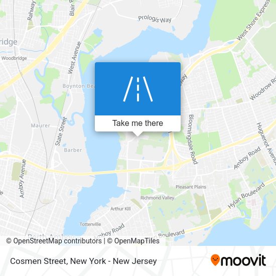Mapa de Cosmen Street