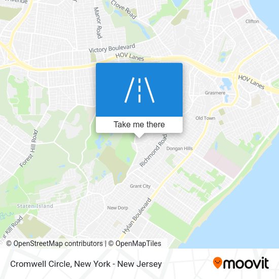 Mapa de Cromwell Circle