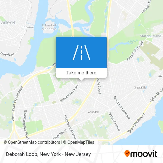 Deborah Loop map