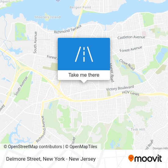 Mapa de Delmore Street