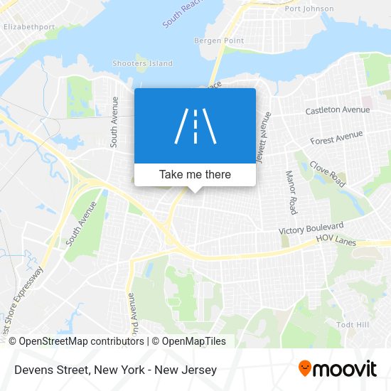 Devens Street map