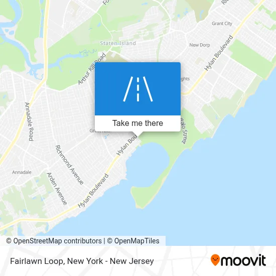 Fairlawn Loop map