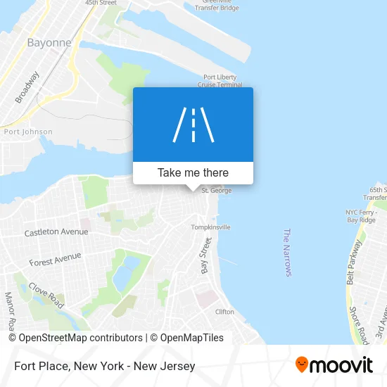 Fort Place map