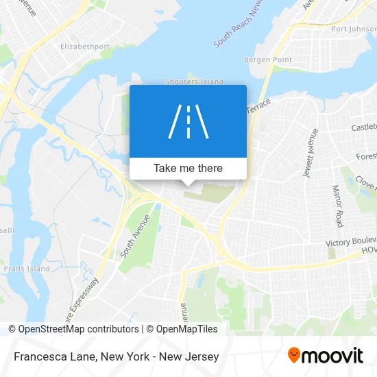 Francesca Lane map