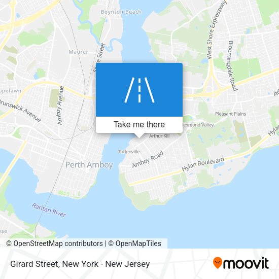 Mapa de Girard Street