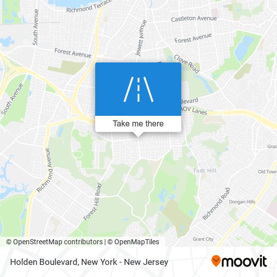 Mapa de Holden Boulevard
