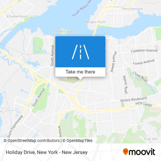Holiday Drive map
