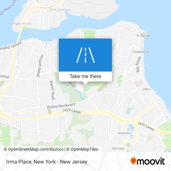 Irma Place map
