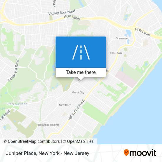 Mapa de Juniper Place