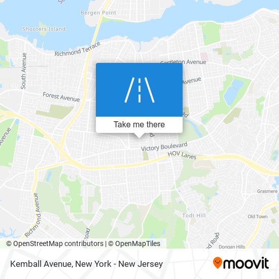 Mapa de Kemball Avenue
