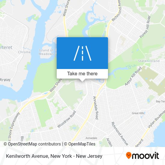 Mapa de Kenilworth Avenue