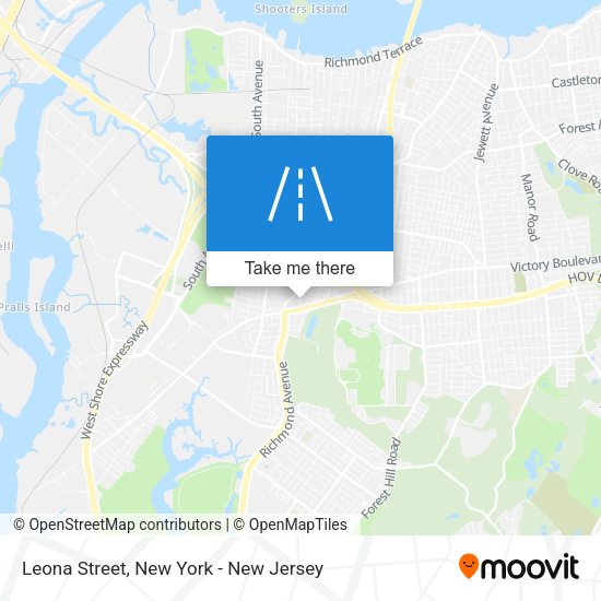 Mapa de Leona Street