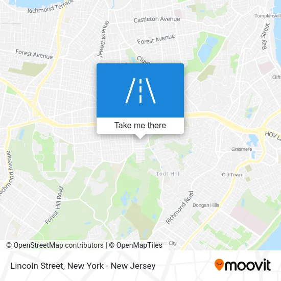 Lincoln Street map