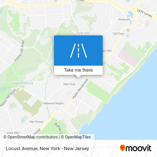 Mapa de Locust Avenue