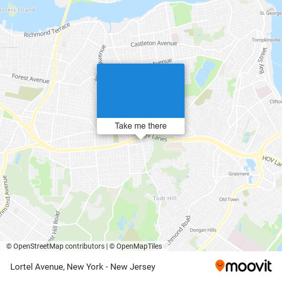 Lortel Avenue map