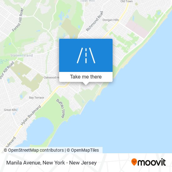 Manila Avenue map
