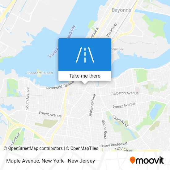 Maple Avenue map