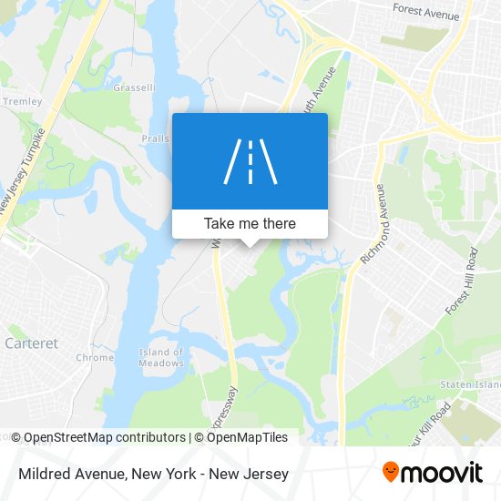 Mildred Avenue map
