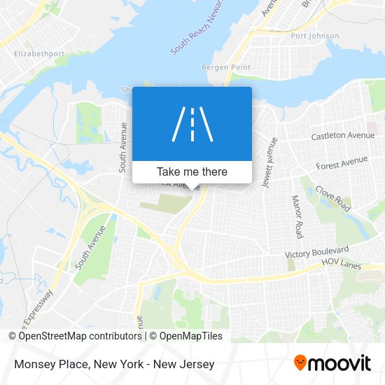 Monsey Place map