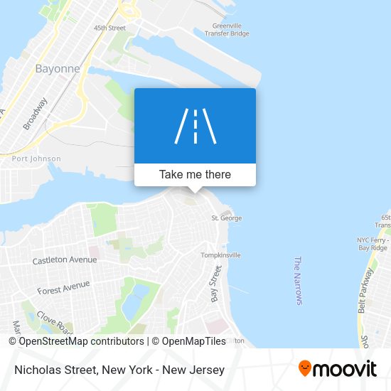 Mapa de Nicholas Street