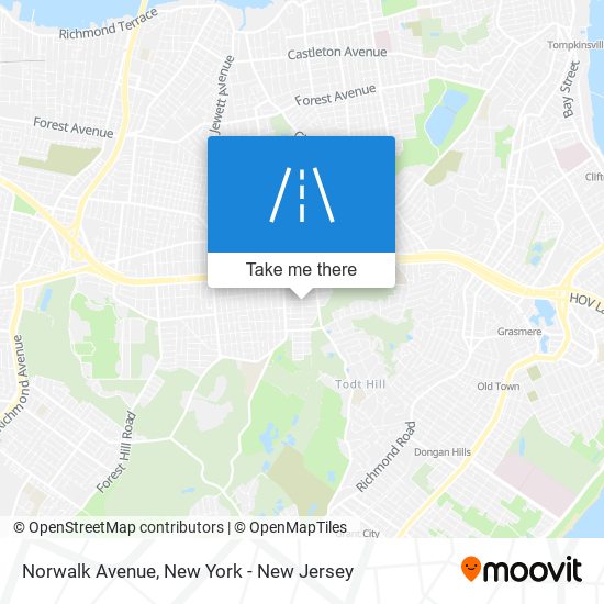 Norwalk Avenue map