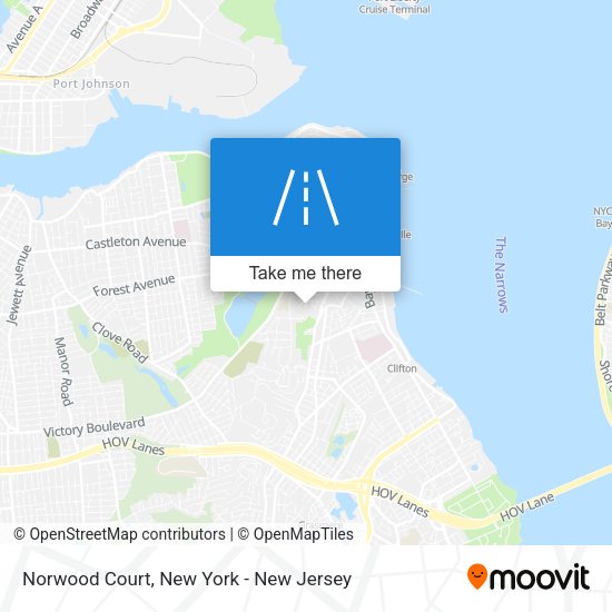 Mapa de Norwood Court