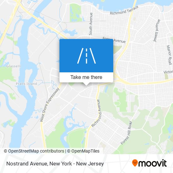 Mapa de Nostrand Avenue