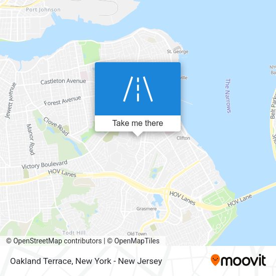 Oakland Terrace map