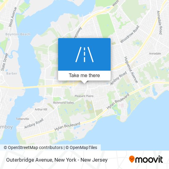 Mapa de Outerbridge Avenue