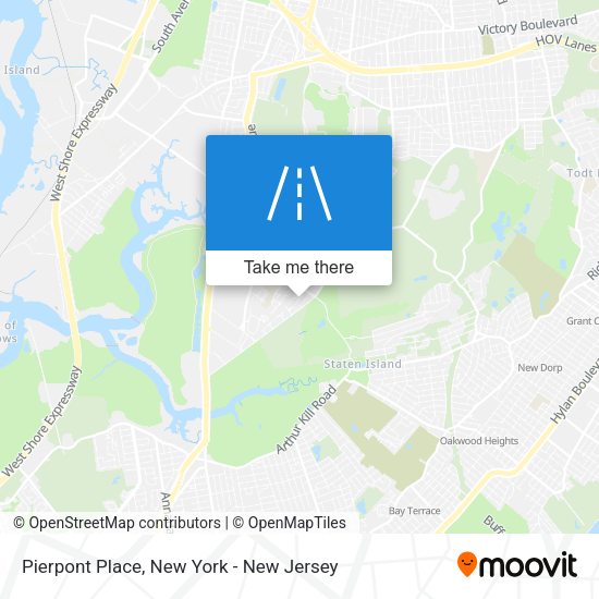 Mapa de Pierpont Place