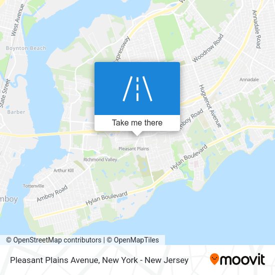 Mapa de Pleasant Plains Avenue