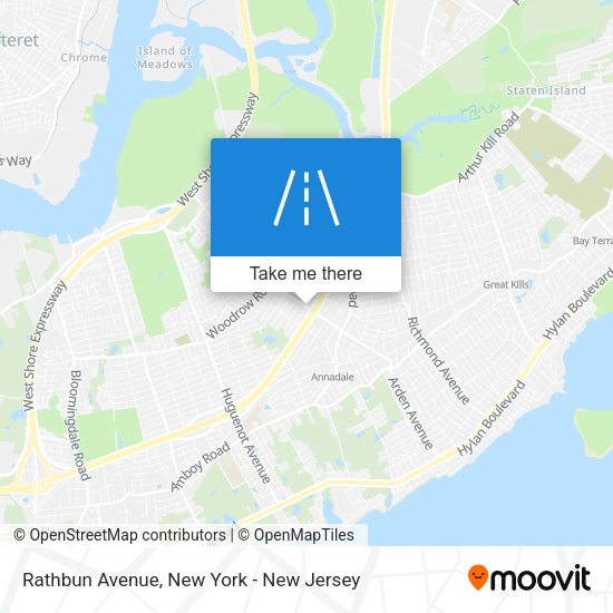 Mapa de Rathbun Avenue