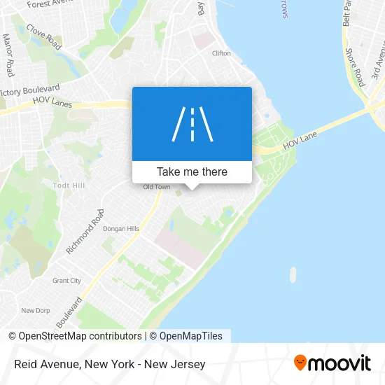 Mapa de Reid Avenue