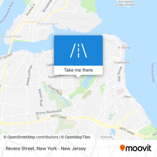 Revere Street map