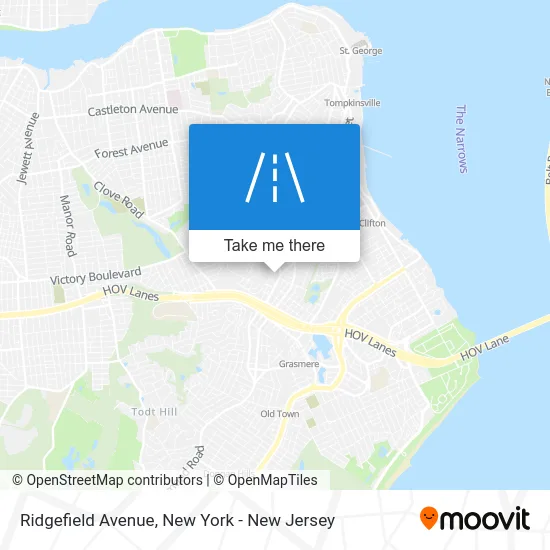 Ridgefield Avenue map