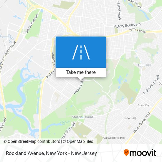 Mapa de Rockland Avenue