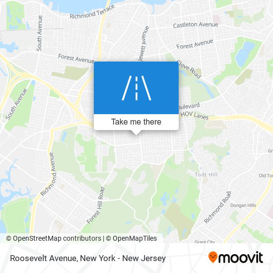 Mapa de Roosevelt Avenue