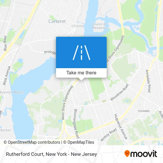 Rutherford Court map