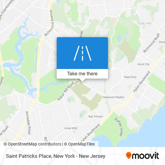 Saint Patricks Place map